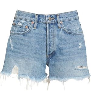 AGOLDE Parker denim shorts